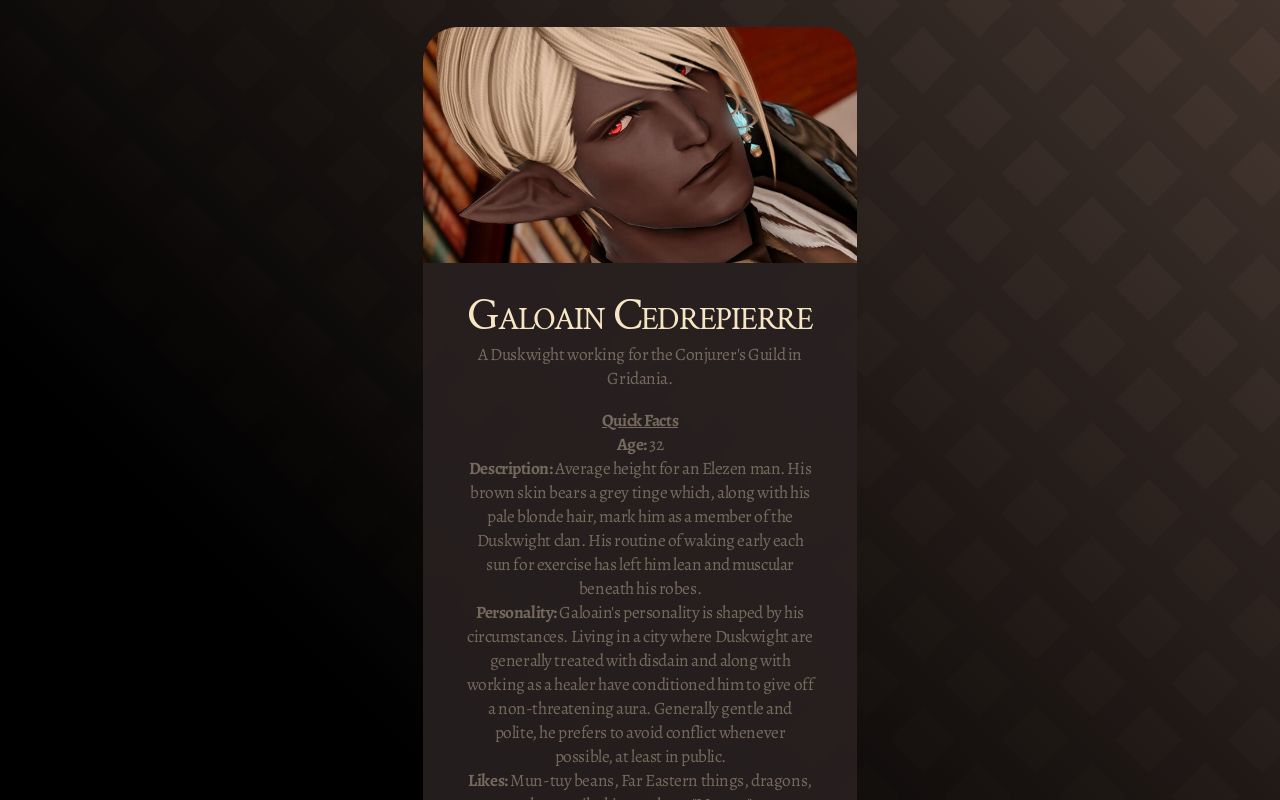 Carrd profile picture for @gal